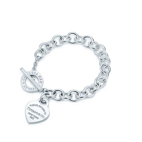 tiffany toggle bracelet replica|tiffany bracelet with heart charms.